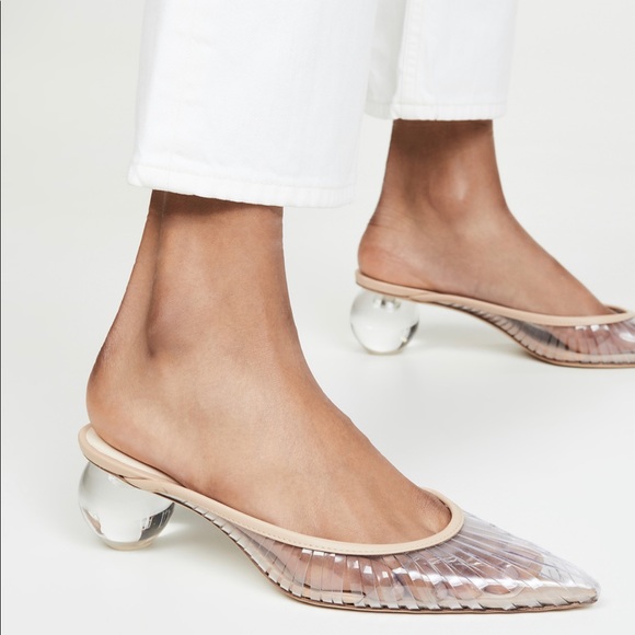 COPY - Cult Gaia clear heeled mules - Picture 4 of 4